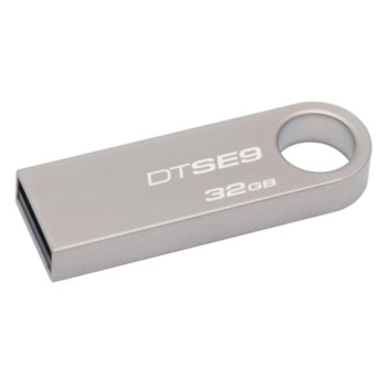 Флеш Диск Kingston 32Gb DataTraveler SE9 DTSE9H/32GB-YAN USB2.0 серебристый