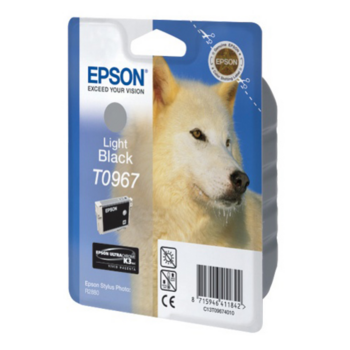 Картридж струйный Epson T0967 C13T09674010 светло-черный (6210стр.) (11.4мл) для Epson St Ph R2880