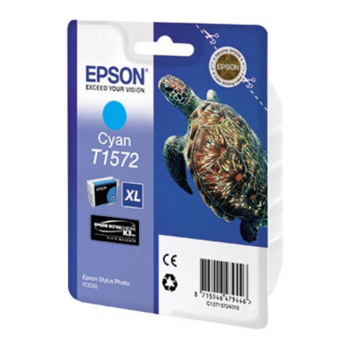 Картридж струйный Epson T1572 C13T15724010 голубой (2300стр.) (25.9мл) для Epson St Ph R3000