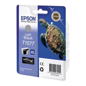 Картридж струйный Epson T1577 C13T15774010 серый (23000стр.) (25.9мл) для Epson St Ph R3000