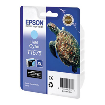 Картридж струйный Epson T1575 C13T15754010 светло-голубой (2300стр.) (25.9мл) для Epson St Ph R3000