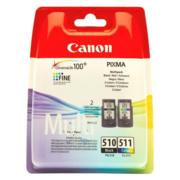 Картридж струйный Canon PG-510/CL-511 2970B010 многоцветный/черный набор карт. для Canon 240/260/280/480/495/320/330/340/350