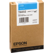 Картридж струйный Epson T6032 C13T603200 голубой (220мл) для Epson St Pro 7880/9880