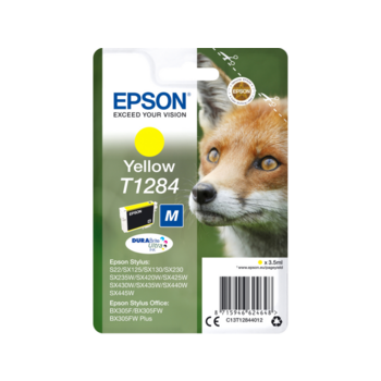 Расходные материалы EPSON C13T12844011 / C13T12844010/4012 T1284 Картридж желтый, Y (cons ink)