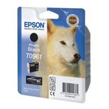 Картридж струйный Epson T0961 C13T09614010 черный (11мл) для Epson St Ph R2880