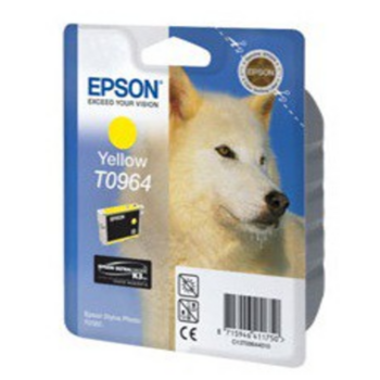 Картридж струйный Epson T0964 C13T09644010 желтый (890стр.) (11.4мл) для Epson St Ph R2880