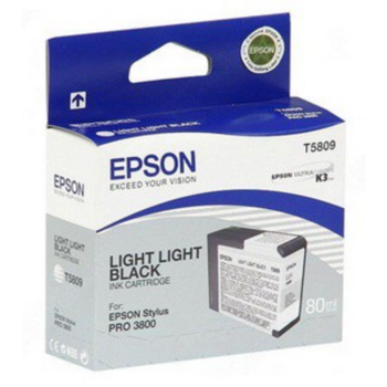 EPSON C13T580900 Картридж для Epson Stylus Pro 3800 светло-серый (Light Light Black) 80 мл. (LFP)