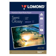 Фотобумага Lomond 1106302 A3/265г/м2/20л./белый полуглянцевое/полуглянцевое для струйной печати