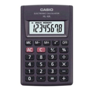 Калькулятор карманный Casio HL-4A-W-EP черный 8-разр.