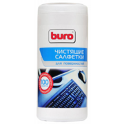 Туба с чистящими салфетками BURO BU-Tsurface, для поверхностей, 100шт. [817441]