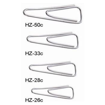 Скрепки Kw-Trio HZ-28C оцинкованные треугольник 28мм (упак.:100шт) картонная коробка