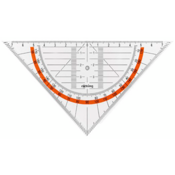 Угольник-транспортир Rotring Centro S0237630 пластик 16х14мм без держателя