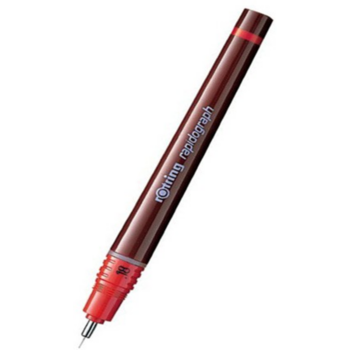 Рапидограф Rotring 1903476 0.18мм съемный пишущий узел/сменный картридж