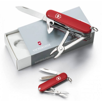 Набор ножей Victorinox Duo (1.8802) компл.:2шт красный подар.коробка