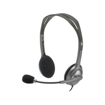 Наушники с микрофоном Logitech Headset H110, Stereo, mini jack 3.5mm, CN, [981-000271/981-000472]