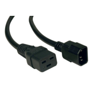 Кабель питания C19 to C14, 15A, 100-250V, 14 AWG, 3 метра, черный C19 to C14 Power Cord - Heavy Duty, 15A, 100-250V, 14 AWG, 10 ft., Black