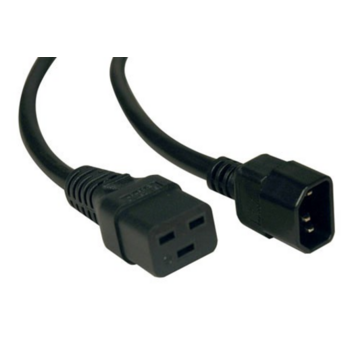 Кабель питания C19 to C14, 15A, 100-250V, 14 AWG, 3 метра, черный C19 to C14 Power Cord - Heavy Duty, 15A, 100-250V, 14 AWG, 10 ft., Black