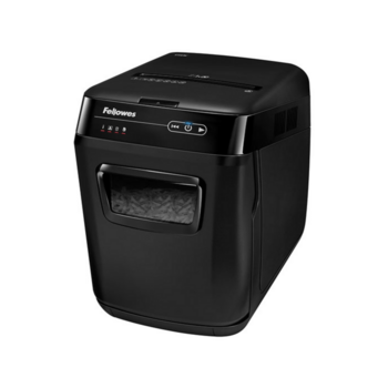 Шредер Fellowes® AutoMax® 150C, автоподача, DIN P-4, 4х38мм, 150лст. авто, 8 ручн., 32 лтр., авторев, шт Шредер Fellowes® AutoMax® 150C
