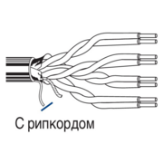 Кабель информационный Belden 1633E.00305 кат.5е F/UTP общий экран 4X2X24AWG PVC внутренний 305м серый