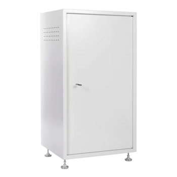 Шкаф коммутационный ЦМО (ШТК-А-22.6.5) напольный 22U 600x525мм пер.дв.стал.лист задн.дв.стал.лист 2 бок.пан. направл.под закл.гайки 250кг серый 447мм 990мм антиванадальный