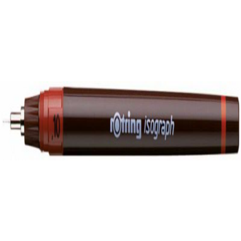 Изограф Rotring 1903394 0.1мм корпус бордовый пластик съемный пишущий узел/заправка тушь