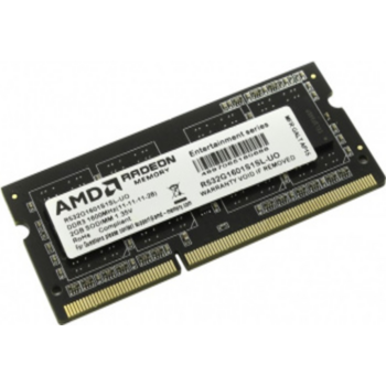 Память DDR3L 2Gb 1600MHz AMD R532G1601S1SL-UO OEM PC3-12800 CL11 SO-DIMM 204-pin 1.35В OEM