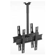 Кронштейн для телевизора Holder PR-102-B черный 32"-65" макс.90кг потолочный фиксированный