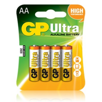 Батарея GP Ultra Alkaline 15AU LR6 AA (4шт)