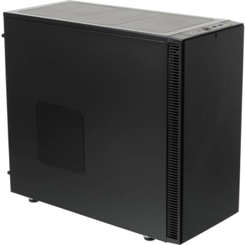 Fractal Design [FD-CA-DEF-S-BK] Корпус Define S черный w/o PSU ATX 2x140mm 2xUSB3.0 audio front door bott PSU