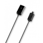 Адаптер OTG Deppa 72110 micro USB B (m) USB A(f) 0.15м черный