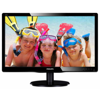 Монитор Philips 19.5" 200V4QSBR (00/01) черный VA LED 20ms 16:9 DVI матовая 250cd 1920x1080 D-Sub FHD 2.71кг