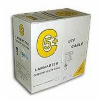 Кабель информационный Lanmaster LAN-5EUTP-GN кат.5е U/UTP не экранированный 4X2X24AWG PVC внутренний 305м зеленый