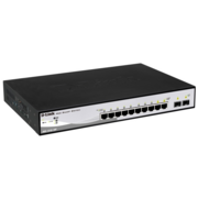 Сетевое оборудование D-Link DGS-1210-10/F1A Настраиваемый коммутатор WebSmart с 8 портами 10/100/1000Base-T и 2 портами 1000Base-X SFP