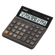 Калькулятор настольный CASIO DH-16, коричневый/черный {Калькулятор 16-разрядный} [333002]