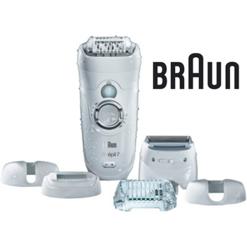 Эпилятор Braun 7-561 WD скор.:2 насад.:5 от аккум. белый/серый