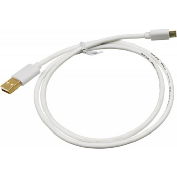 Кабель 2A Square USB (m)-micro USB (m) 0.75м белый