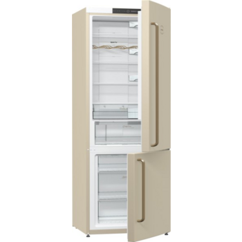 Холодильник GORENJE Холодильник GORENJE/ 200x60x64, 254/85 л, No Frost, зона свежести, нижняя морозильная камера, бежевый