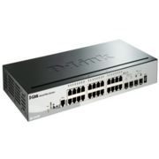 Коммутатор D-Link DGS-1510-28P/A1A 24x1Гбит/с 2SFP 2SFP+ 24PoE 193W управляемый