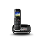 Беспроводной телефон DECT Panasonic Беспроводной телефон DECT Panasonic/ цветной, АОН, черный, автоответчик