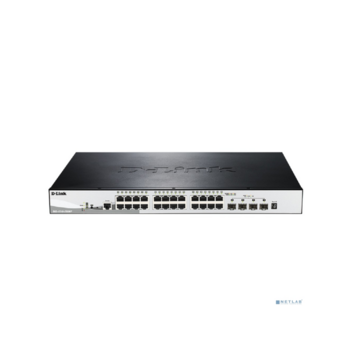 Коммутатор D-Link DGS-1510-28XMP/A1A 24x1Гбит/с 4xКомбо(10GBase-T/SFP+) 4SFP+ 24PoE+ 370W управляемый
