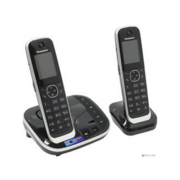Р/Телефон Dect Panasonic KX-TGJ322RUB черный (труб. в компл.:2шт) автооветчик АОН