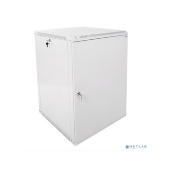 Шкаф коммутационный ЦМО ШРН-ЭКОНОМ (ШРН-Э-18.500.1) настенный 18U 600x520мм пер.дв.металл направл.под закл.гайки 75кг серый 470мм 26.82кг 180град. 878мм IP20 сталь