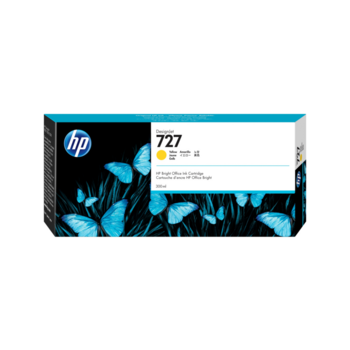 Картридж струйный HP 727 F9J78A желтый (300мл) для HP DJ T1500/T1530/T2530/T920/T930