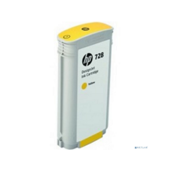 Картридж струйный HP 728 F9J65A желтый (130мл) для HP DJ T730/T830