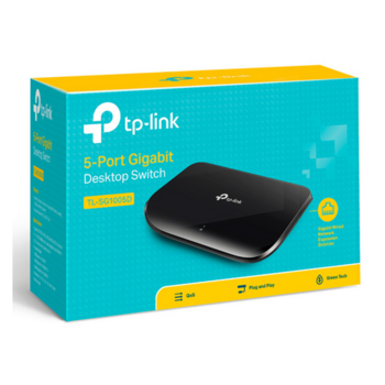Коммутатор TP-Link TL-SG1005D (L2) 5x1Гбит/с неуправляемый