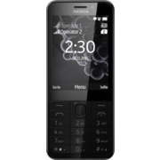 Мобильный телефон Nokia 230 Dual Sim серый моноблок 2Sim 2.8" 240x320 2Mpix GSM900/1800 MP3 FM microSDHC max32Gb