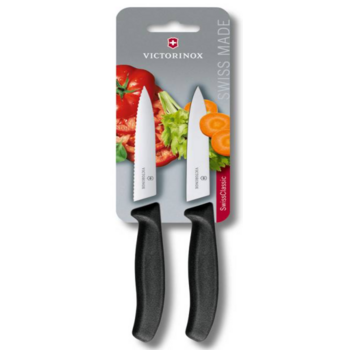 Набор ножей кухон. Victorinox Swiss Classic (6.7793.B) компл.:2шт черный блистер