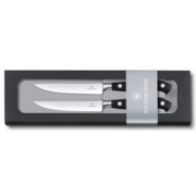 Набор ножей кухон. Victorinox Grand Maitre Steak (7.7242.2W) компл.:2шт черный подар.коробка