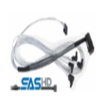 Adaptec ACK-I-rA-HDmSAS-4rASATA-SB-0.8M (2279900-R) Кабель SAS внутр., 80см., разъемы SFF8643(угловой) -to- 4*SATA(угловой)+SideBand