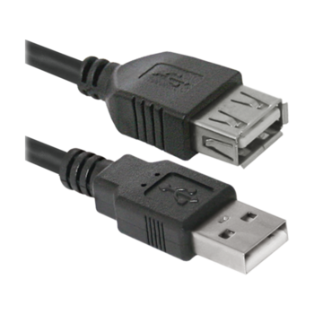 Defender USB 2.0 кабель удлинительный, USB02-06 ,AM-AF 1.8м, PolyBag, (87456)